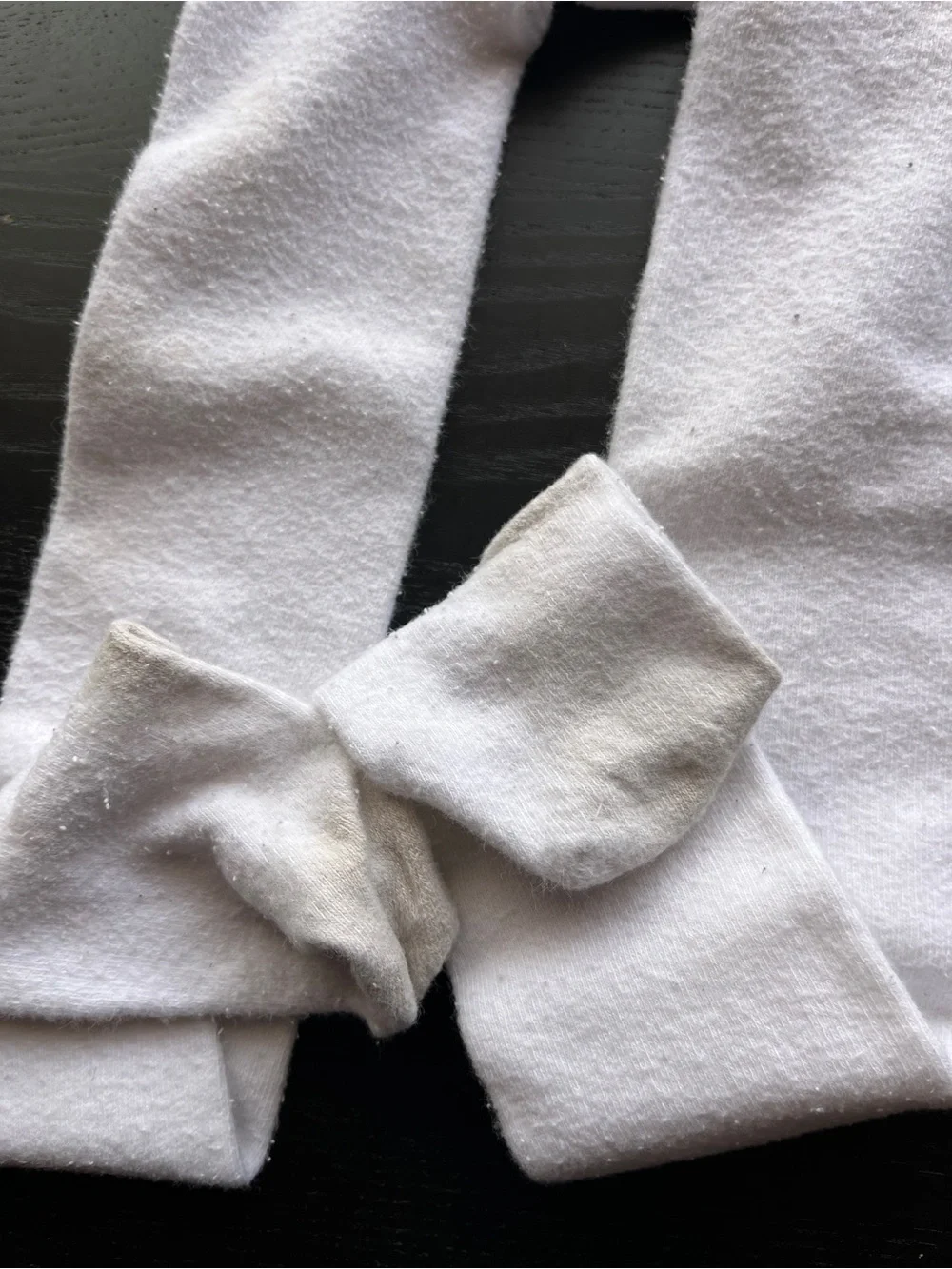 Tights white knit